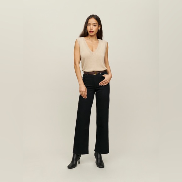 Reformation Denim - Reformation Emma High Rise Wide Leg Jeans